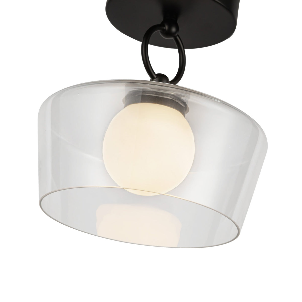 Alora Mood Leota 8-in Semi-Flush Mount