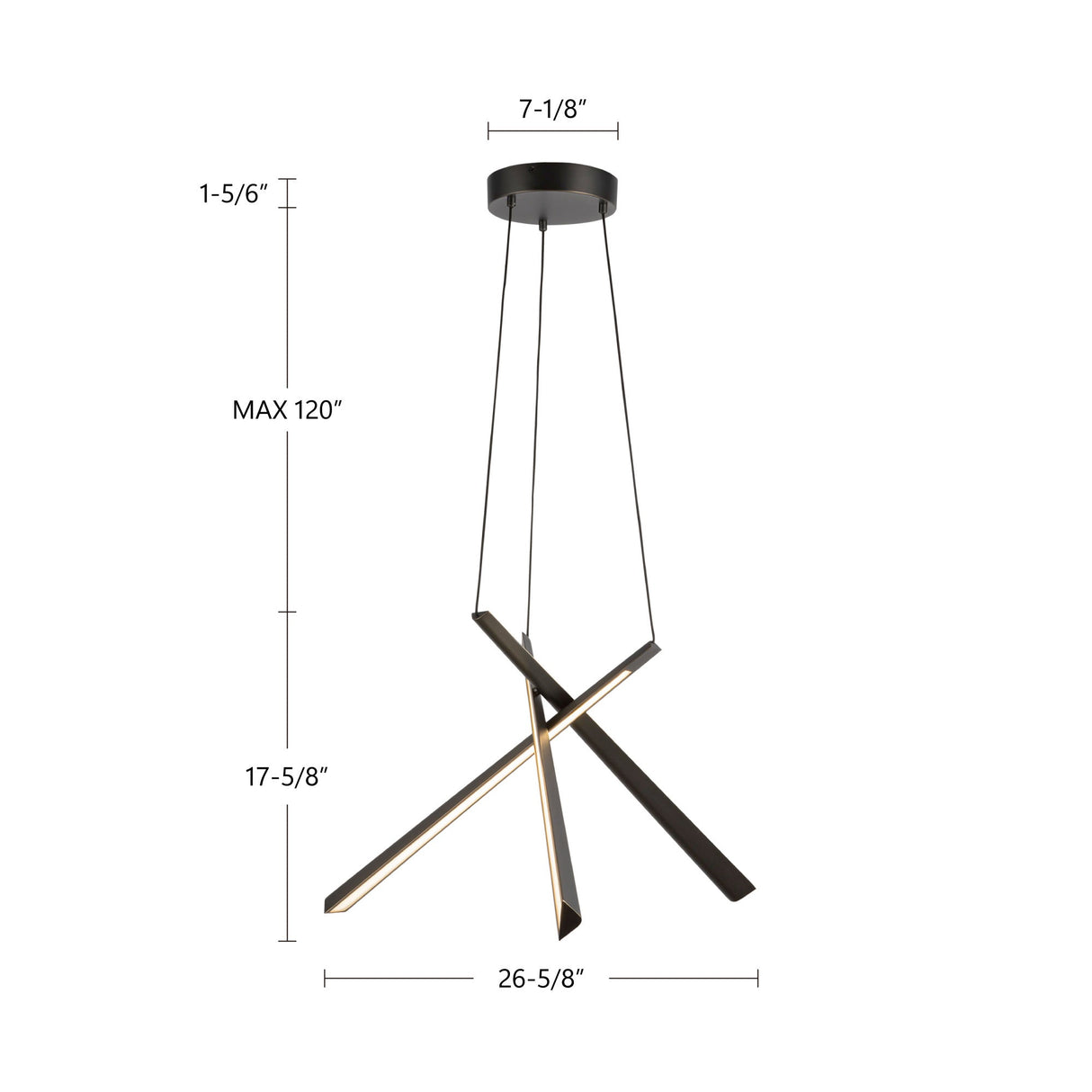 Kuzco Lex 27-in Chandelier