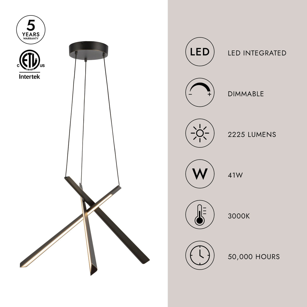 Kuzco Lex 27-in Chandelier