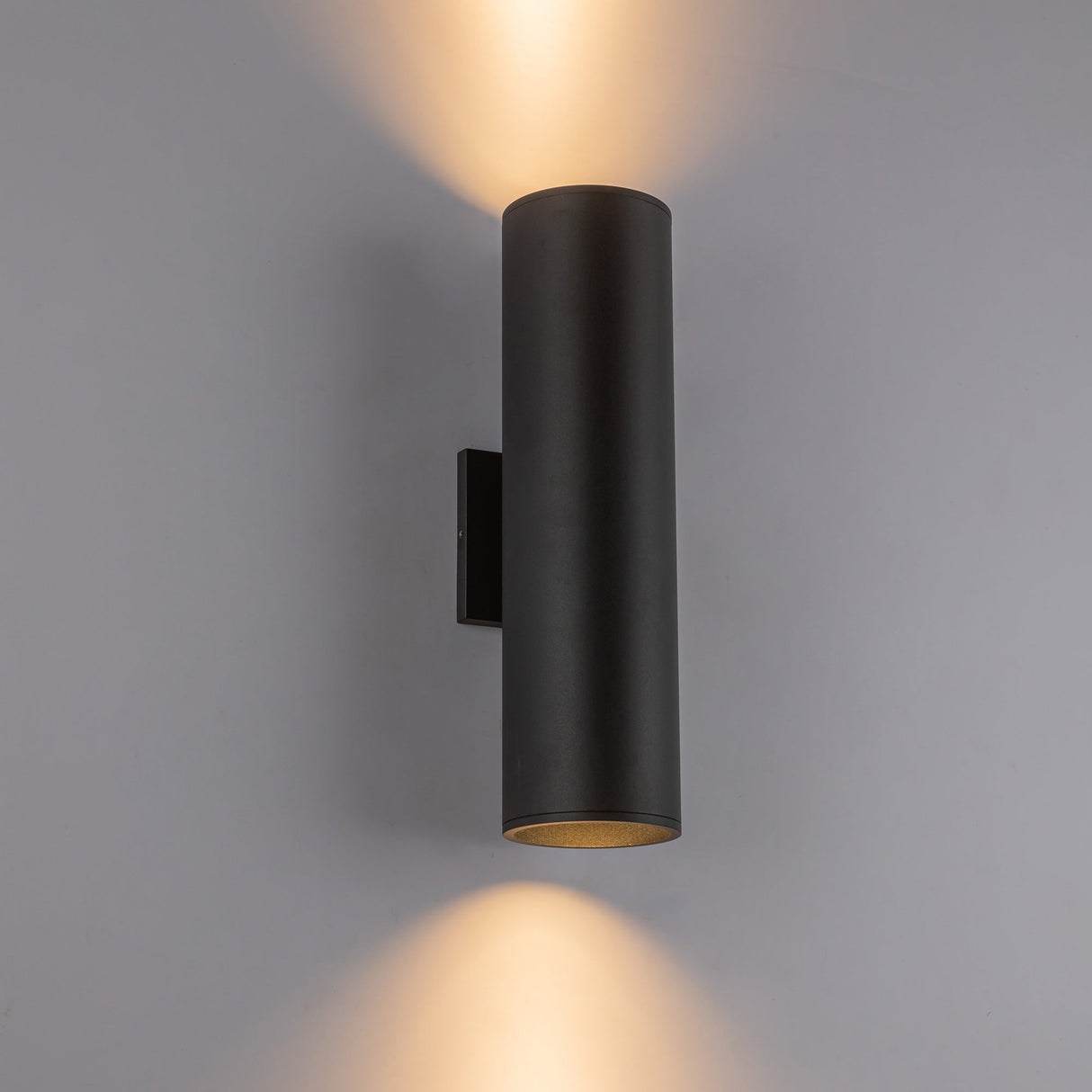 Kuzco Architectural Lorna 16-in (4-in Dia.) Wall Sconce Up/Down Light