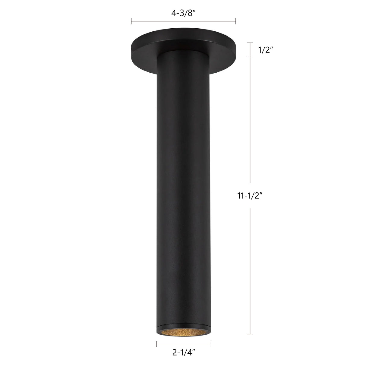 Kuzco Architectural Lorna 12-in (2-in Dia.) Ceiling Mount