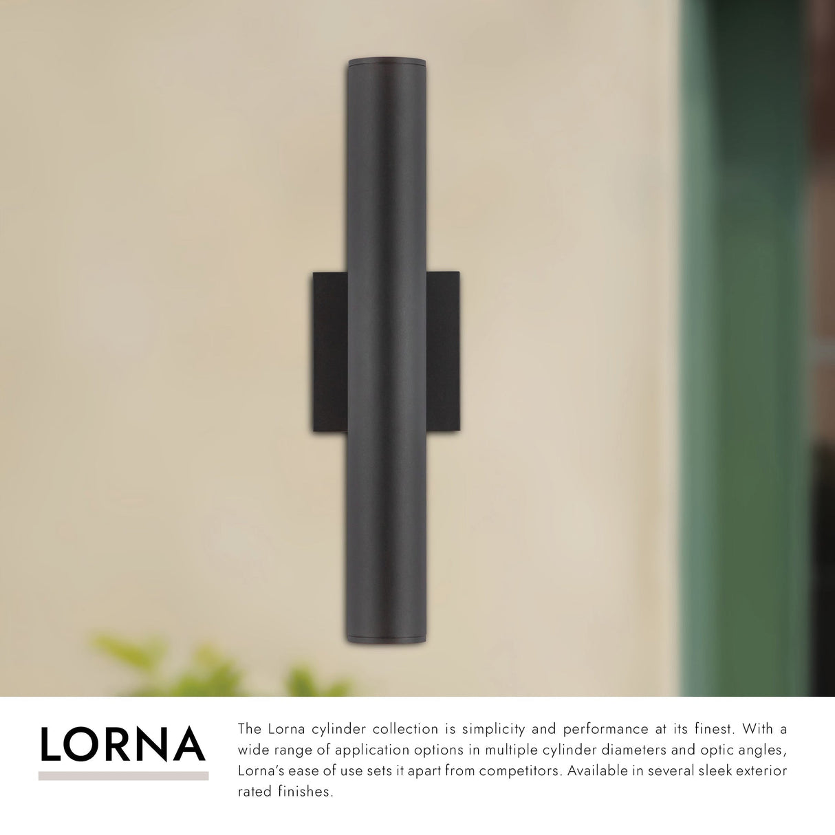 Kuzco Architectural Lorna 16-in (2-in Dia.) Wall Sconce Up/Down Light