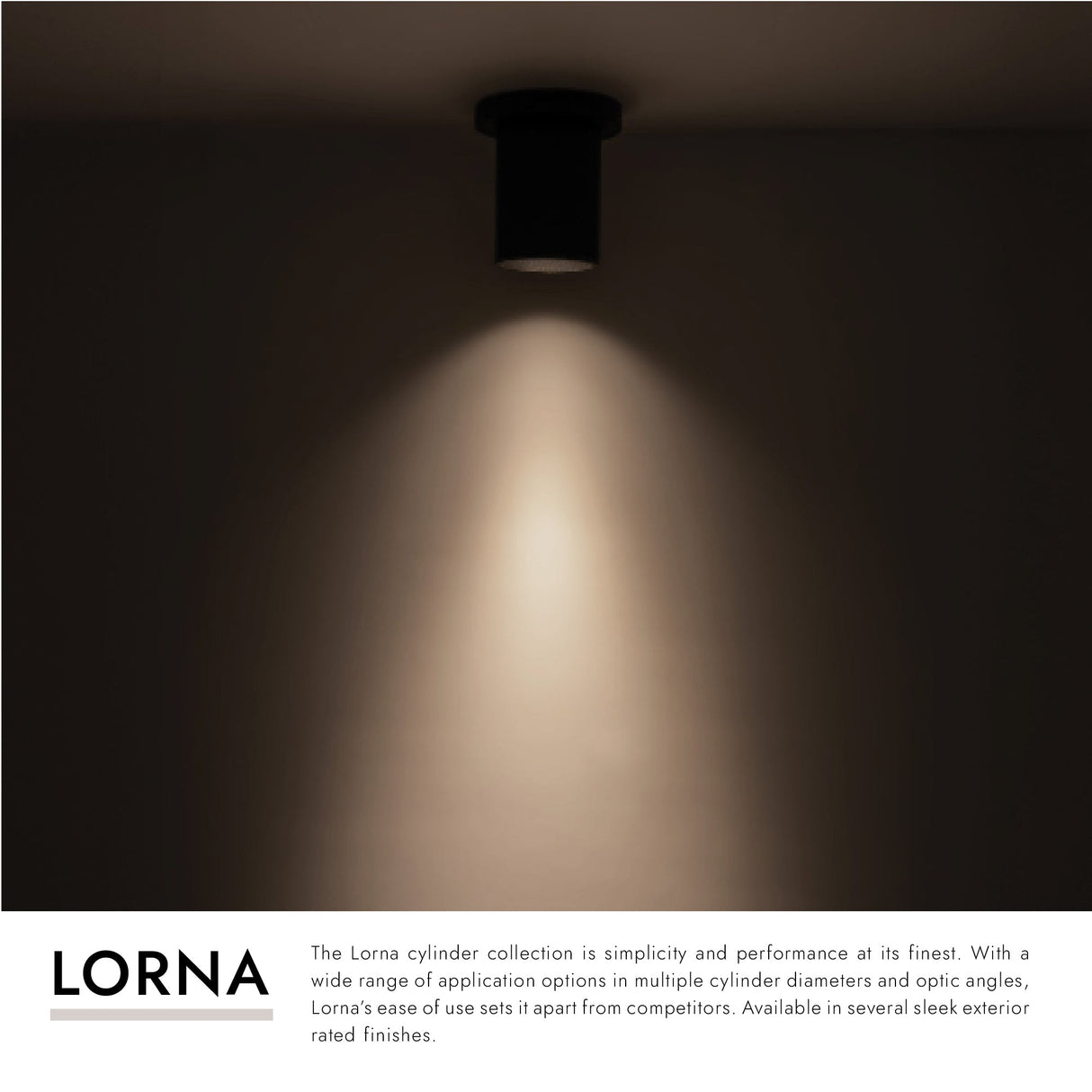 Kuzco Architectural Lorna 4-in (3-in Dia.) Ceiling Mount
