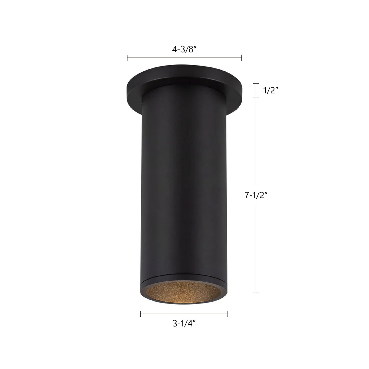 Kuzco Architectural Lorna 8-in (3-in Dia.) Ceiling Mount