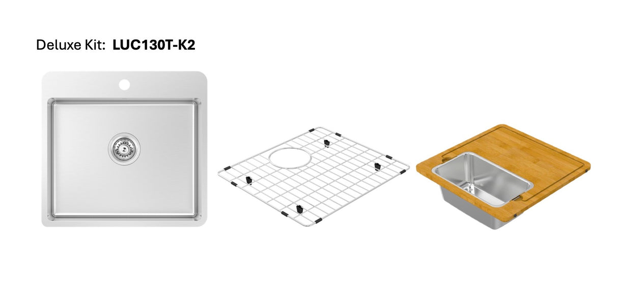 Lucia T Deluxe Kit 21" Single Delux Kit - TM/TL, 18 Gauge, R15 (Inc. ASC400LU+Grid)