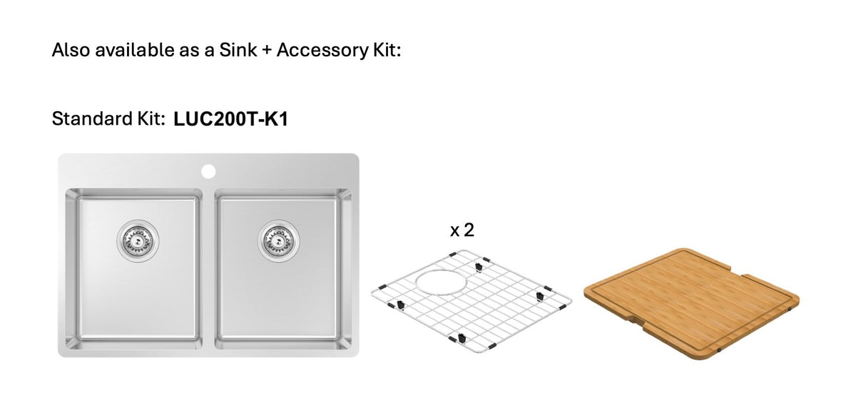 Lucia T Standard Kit 30" 50/50 Double Strd Kit - TM/TL, 18 Gauge, R15 (Inc. Cut Board+Grid)