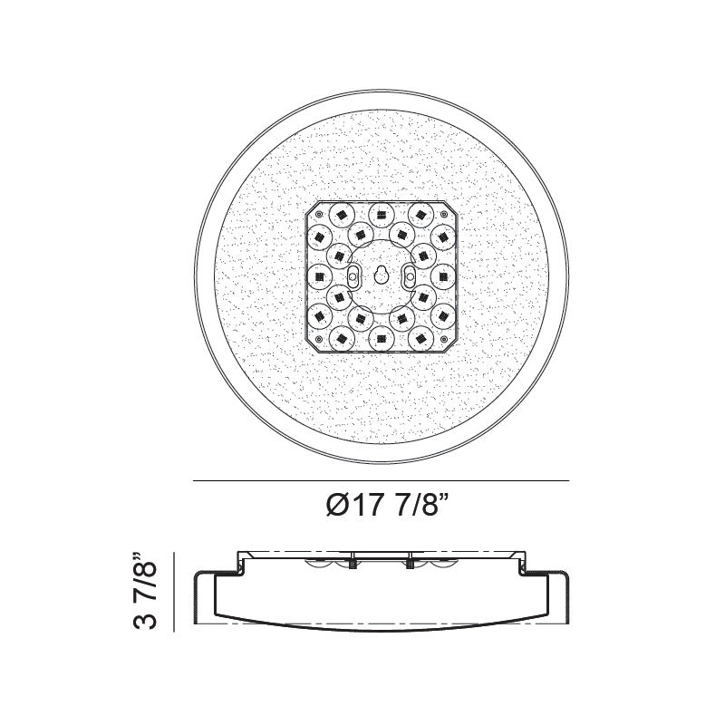 Matteo Modern Flush Mounts M14618WH