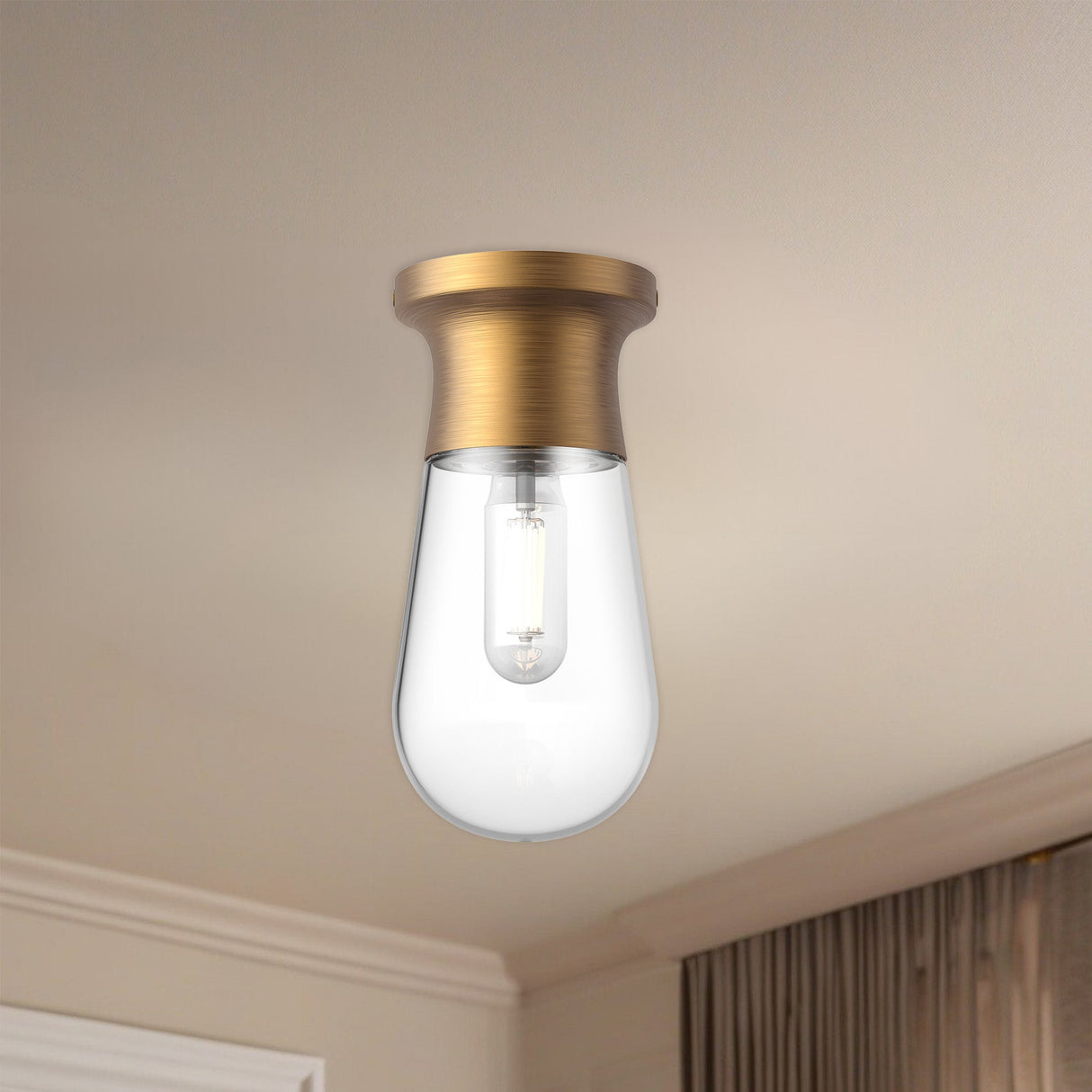Alora Mood Marcel 5-in Semi-Flush Mount