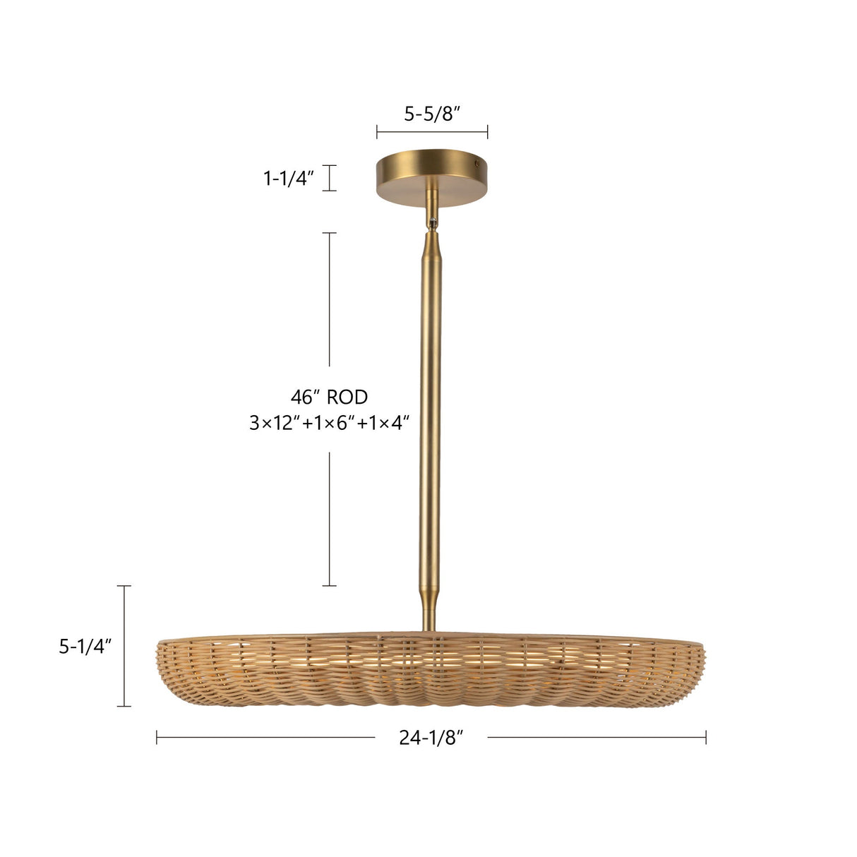Alora Mood Maris 24-in Chandelier