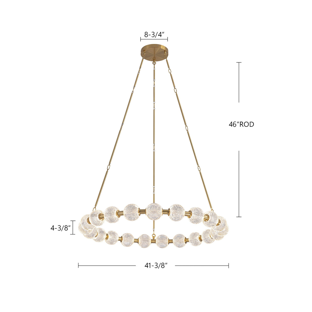 Alora Marni 41-in Chandelier