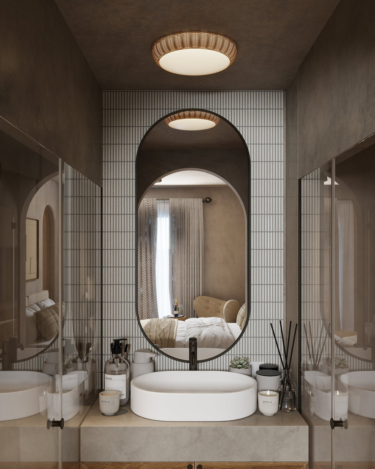 Alora Mood Merida 14-in Flush Mount