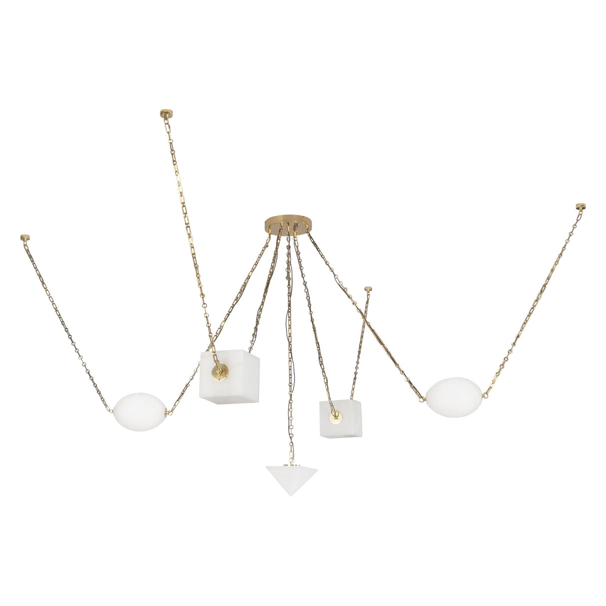 Alora Mineral 5-Head Chandelier