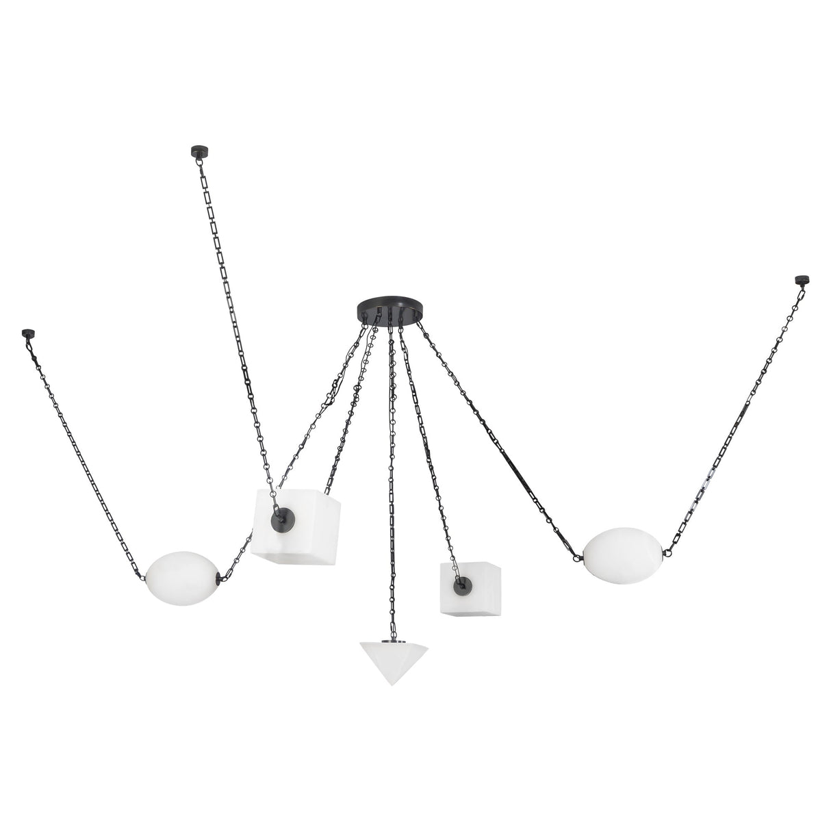 Alora Mineral 5-Head Chandelier