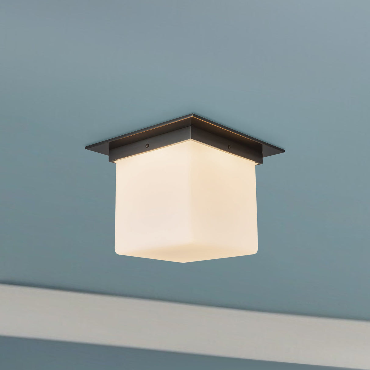 Alora Mineral 8-in (11-in Width) Flush Mount