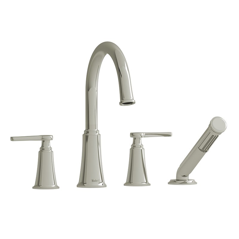 Momenti 4-piece Deck-mount Tub Filler With Hand Shower