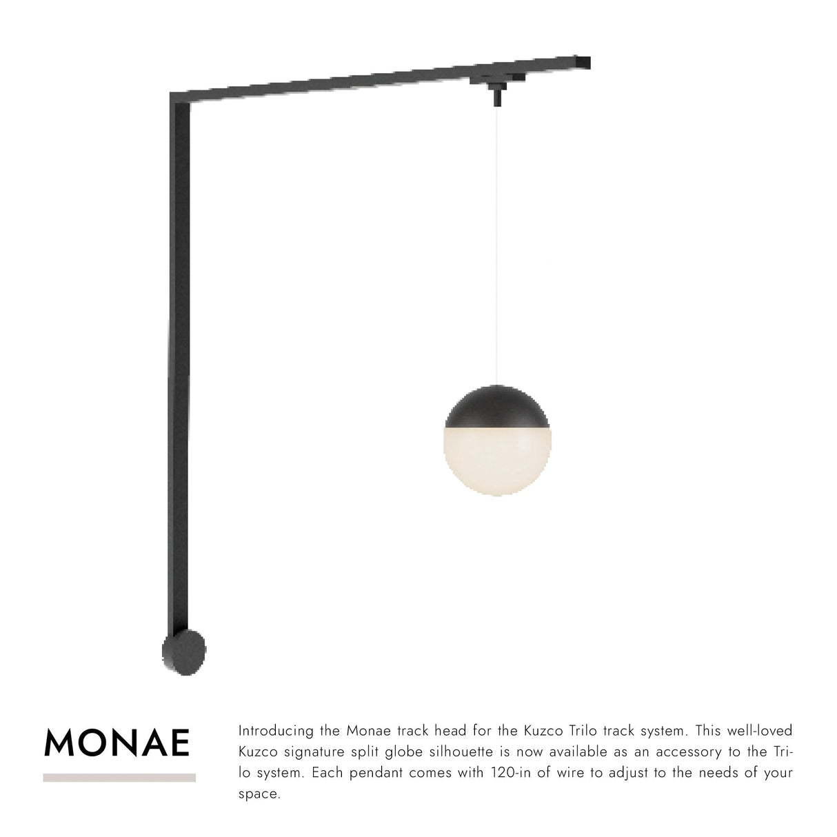 Kuzco Trilo Wall Kit - Monae 1 Head