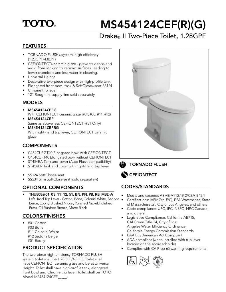 Drake II Two-Piece Toilet 1.28 GPF