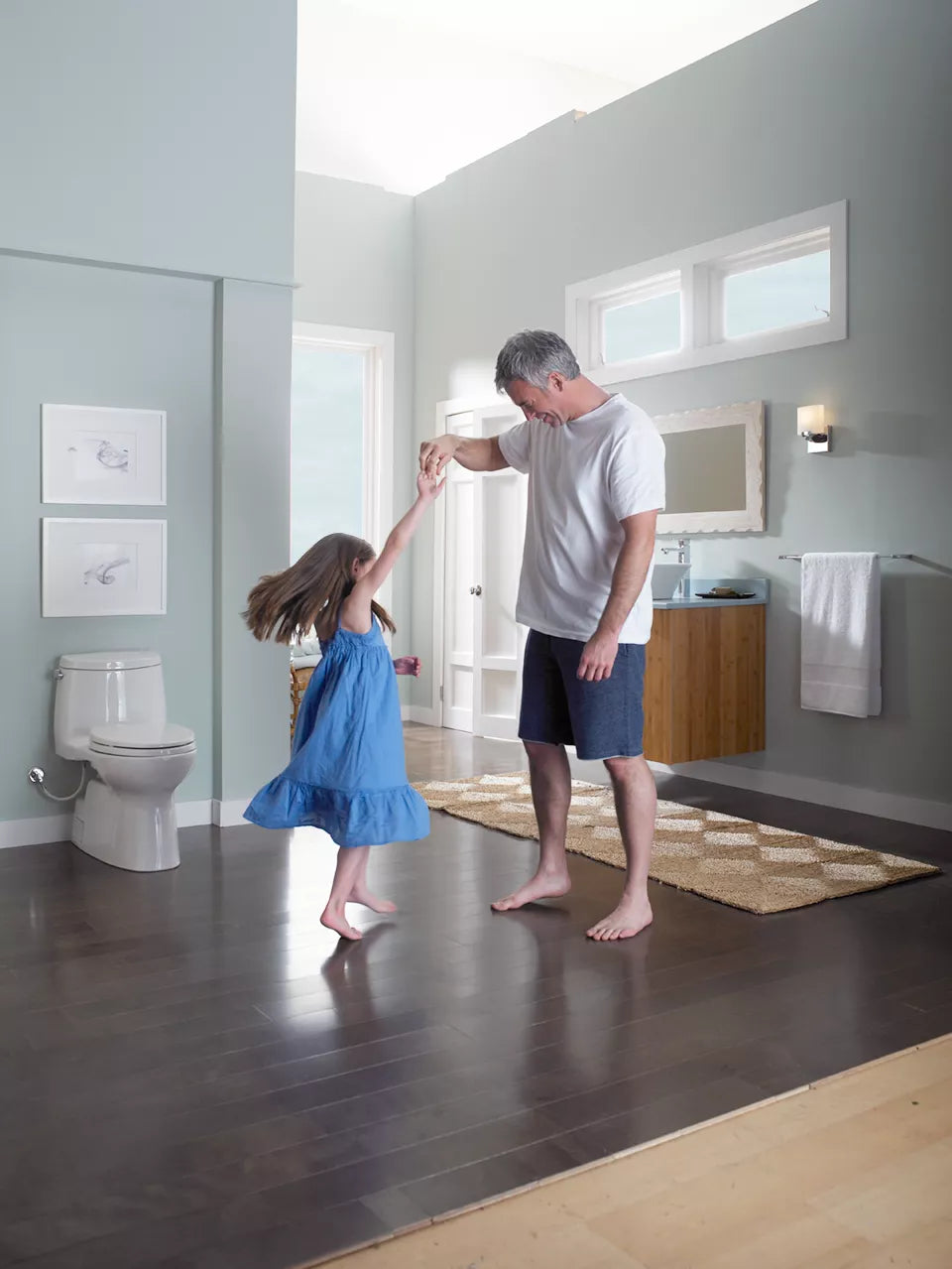 Carlyle II One-Piece Toilet, 1.28 GPF,WASHLET + Connection