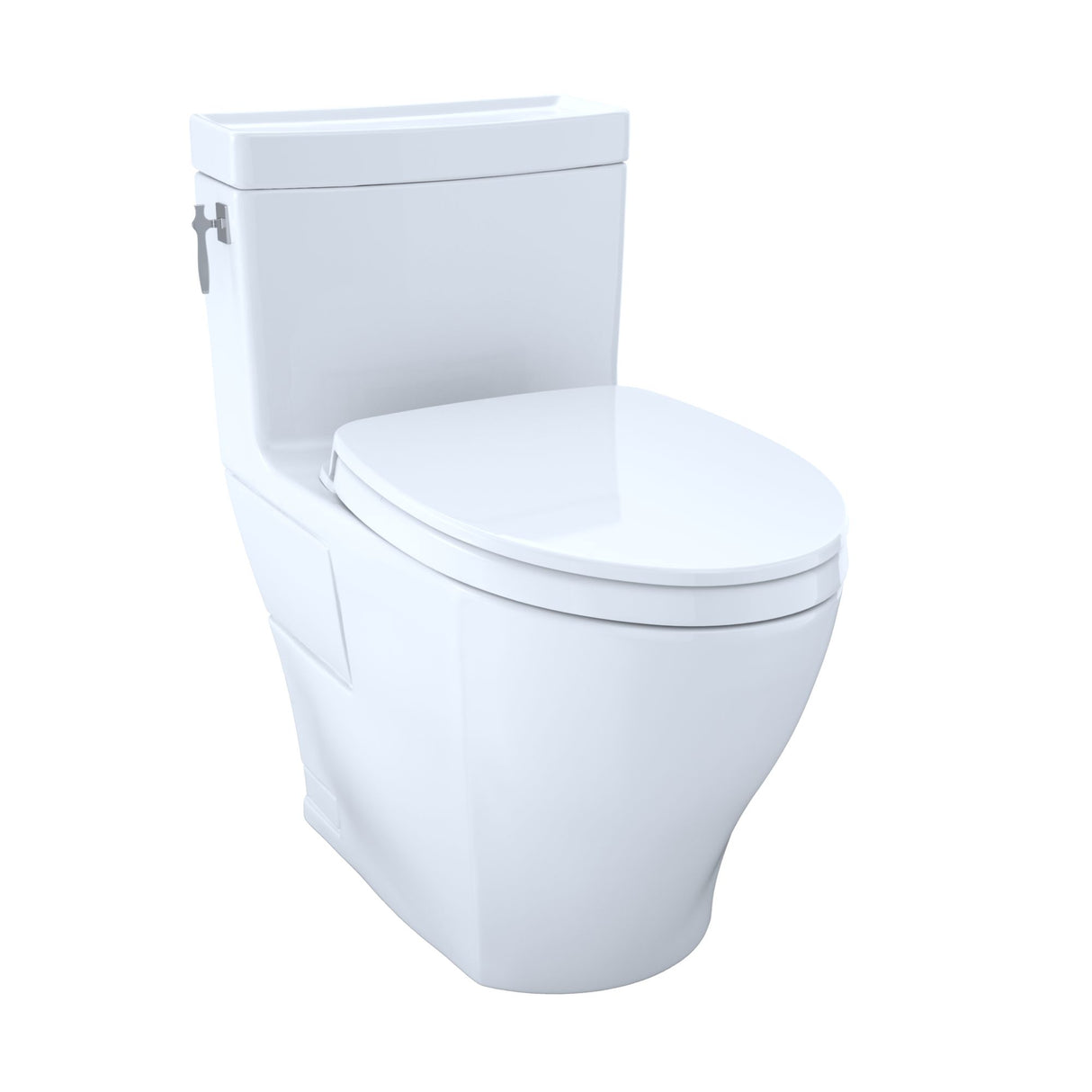 AimesOne-Piece Toilet, 1.28GPF, Elongated Bowl -WASHLET+ Connection