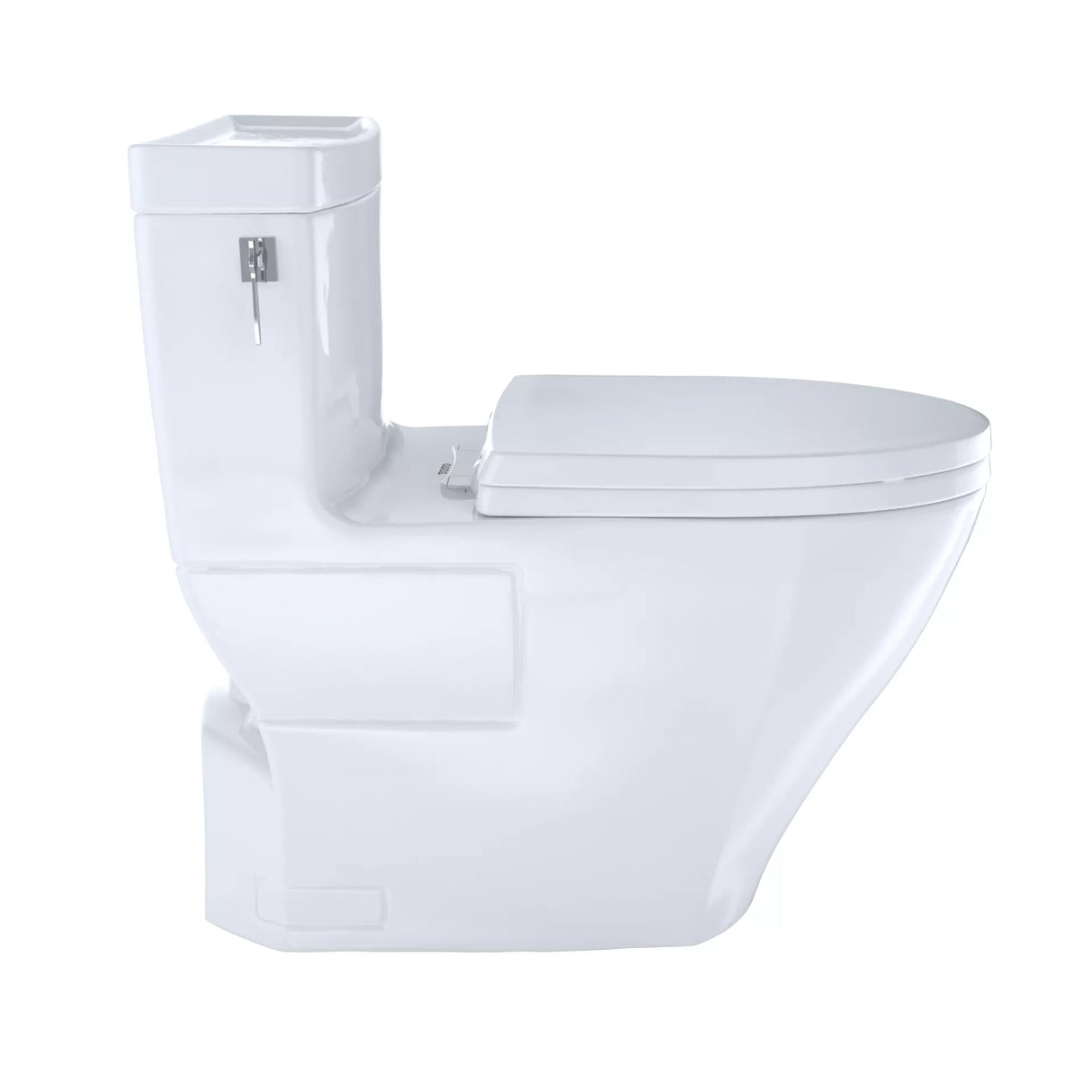 AimesOne-Piece Toilet, 1.28GPF, Elongated Bowl -WASHLET+ Connection