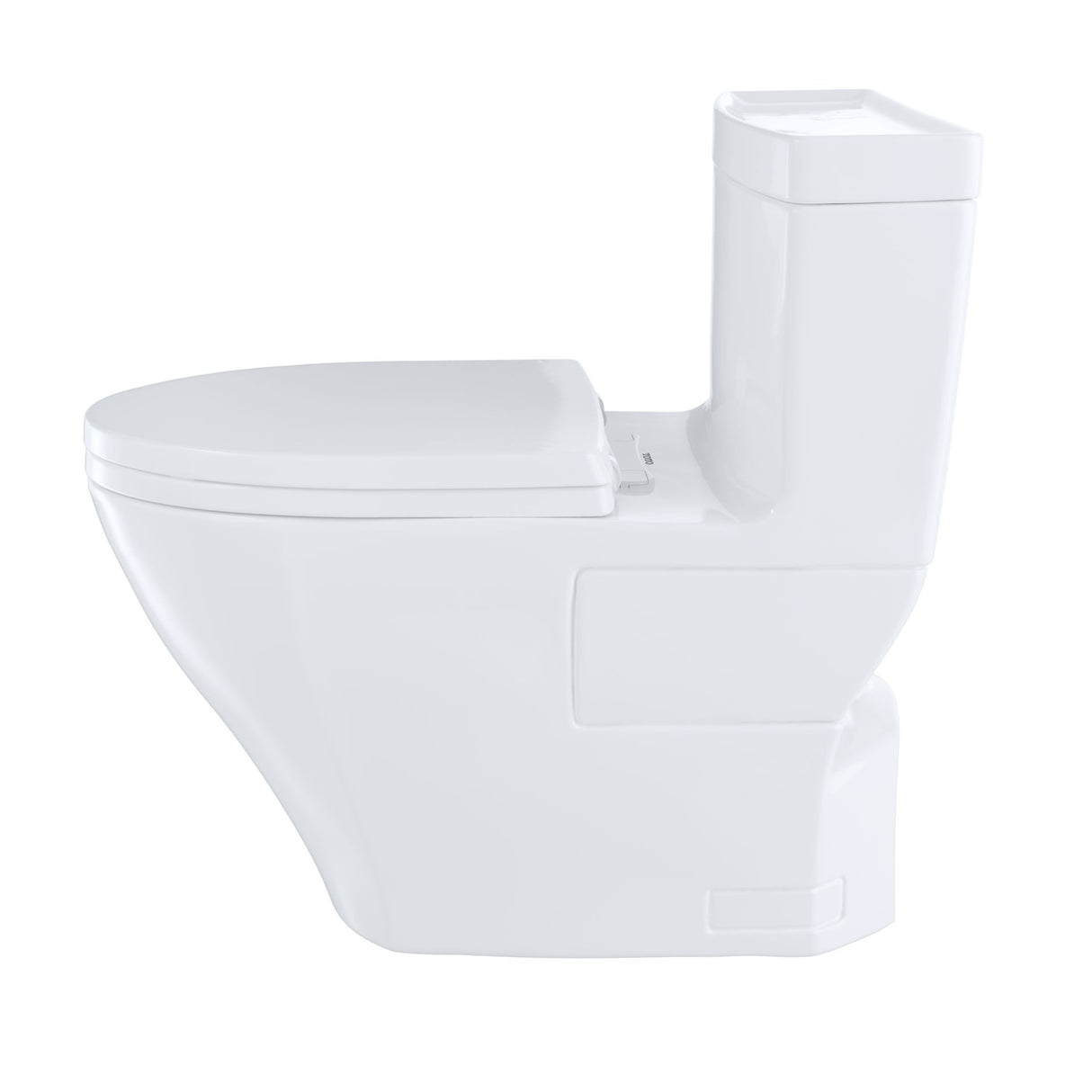 AimesOne-Piece Toilet, 1.28GPF, Elongated Bowl -WASHLET+ Connection