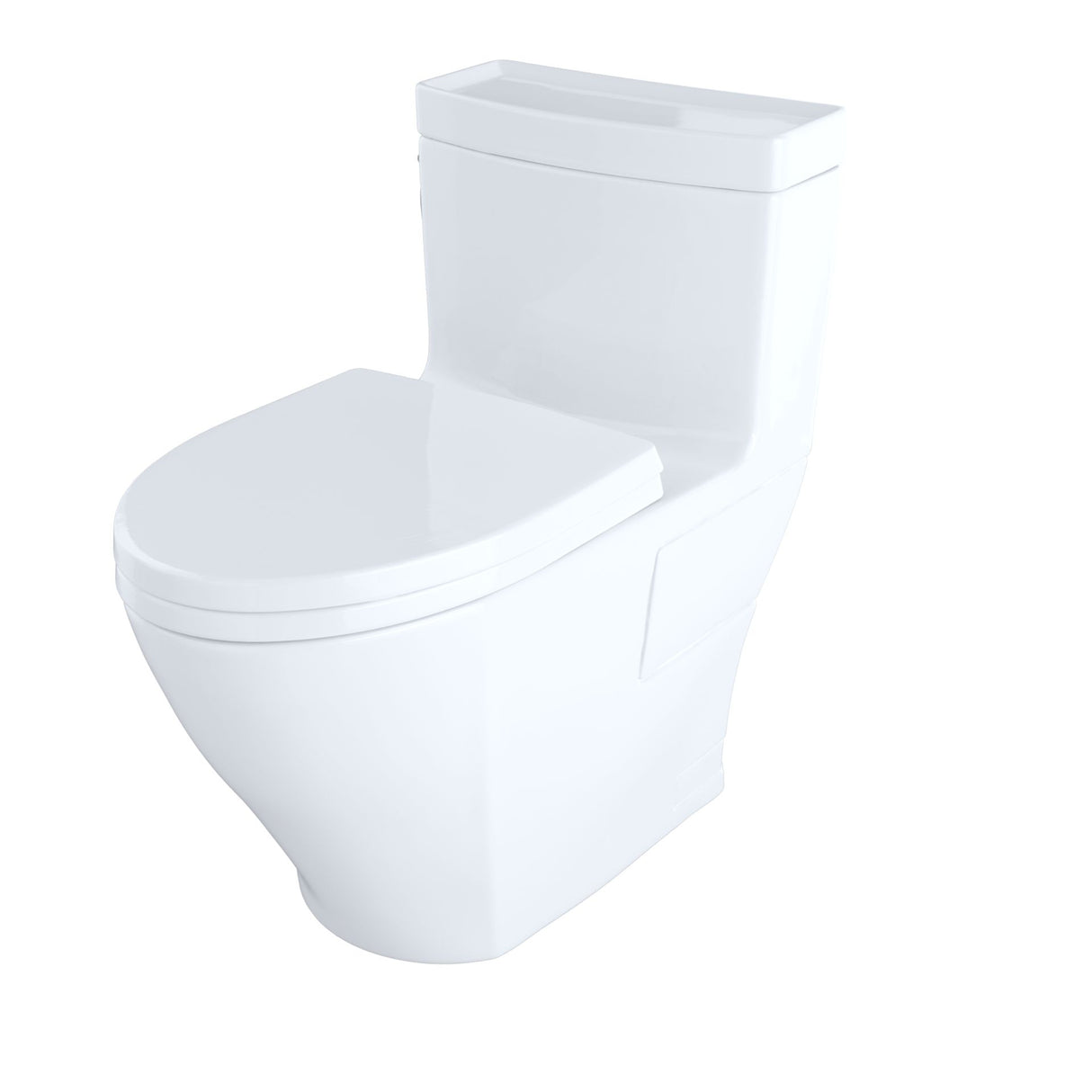 AimesOne-Piece Toilet, 1.28GPF, Elongated Bowl -WASHLET+ Connection