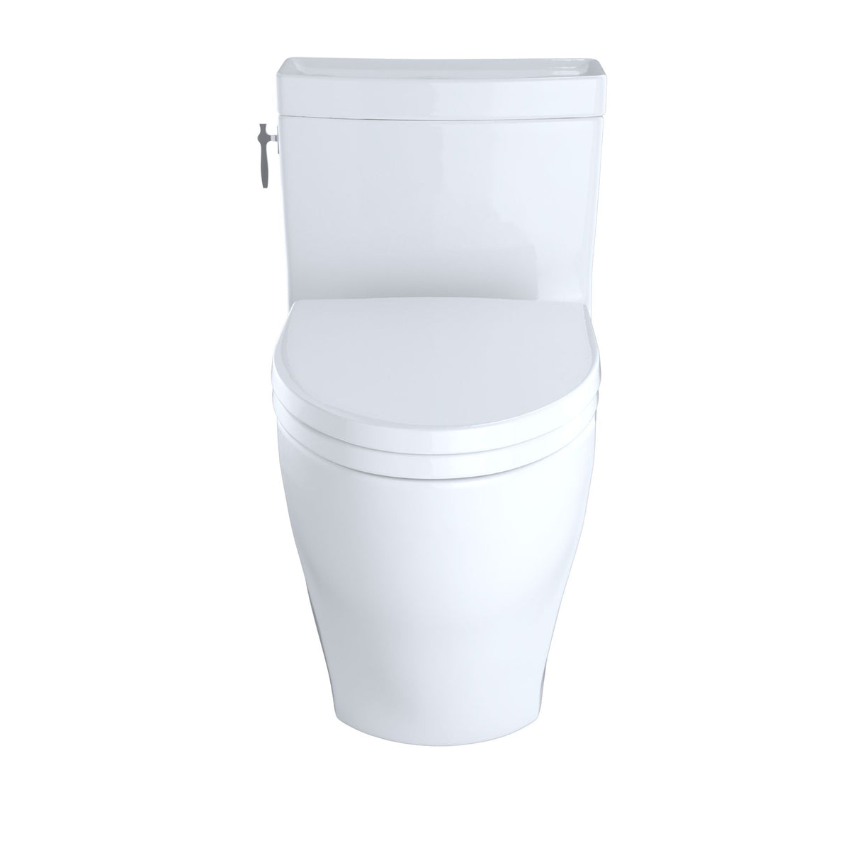 AimesOne-Piece Toilet, 1.28GPF, Elongated Bowl -WASHLET+ Connection