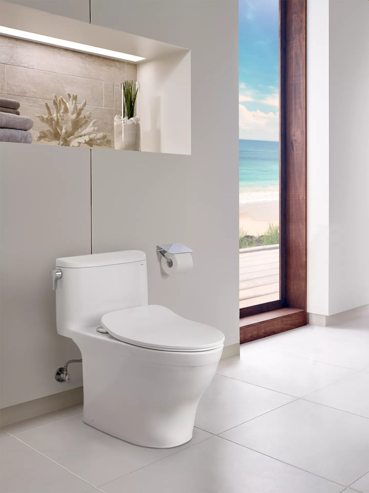 Nexus 1G One-Piece Toilet, 1.0 GPF, Elongated Bowl - Slim Seat