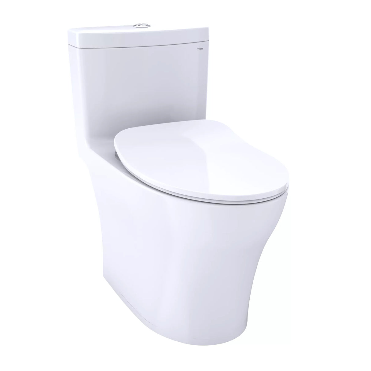 AquiaIV One-Piece Toilet - 1.28 GPF & 0.9 GPF, Elongated Bowl - WASHLET+ Connection Slim Seat - New