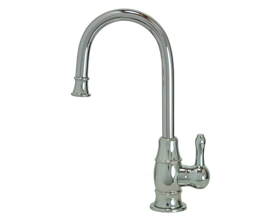 Point-of-Use Drinking Faucet with Traditional Curved Body & Curved Handle