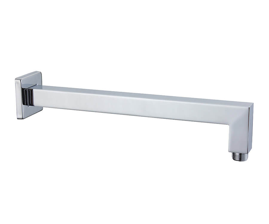 Square 90° Wall Rain Arm (16″)