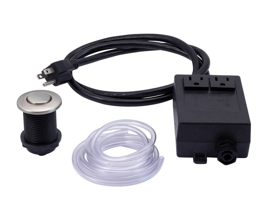 Round “Classic” Waste Disposer Air Switch with Freedom Mount