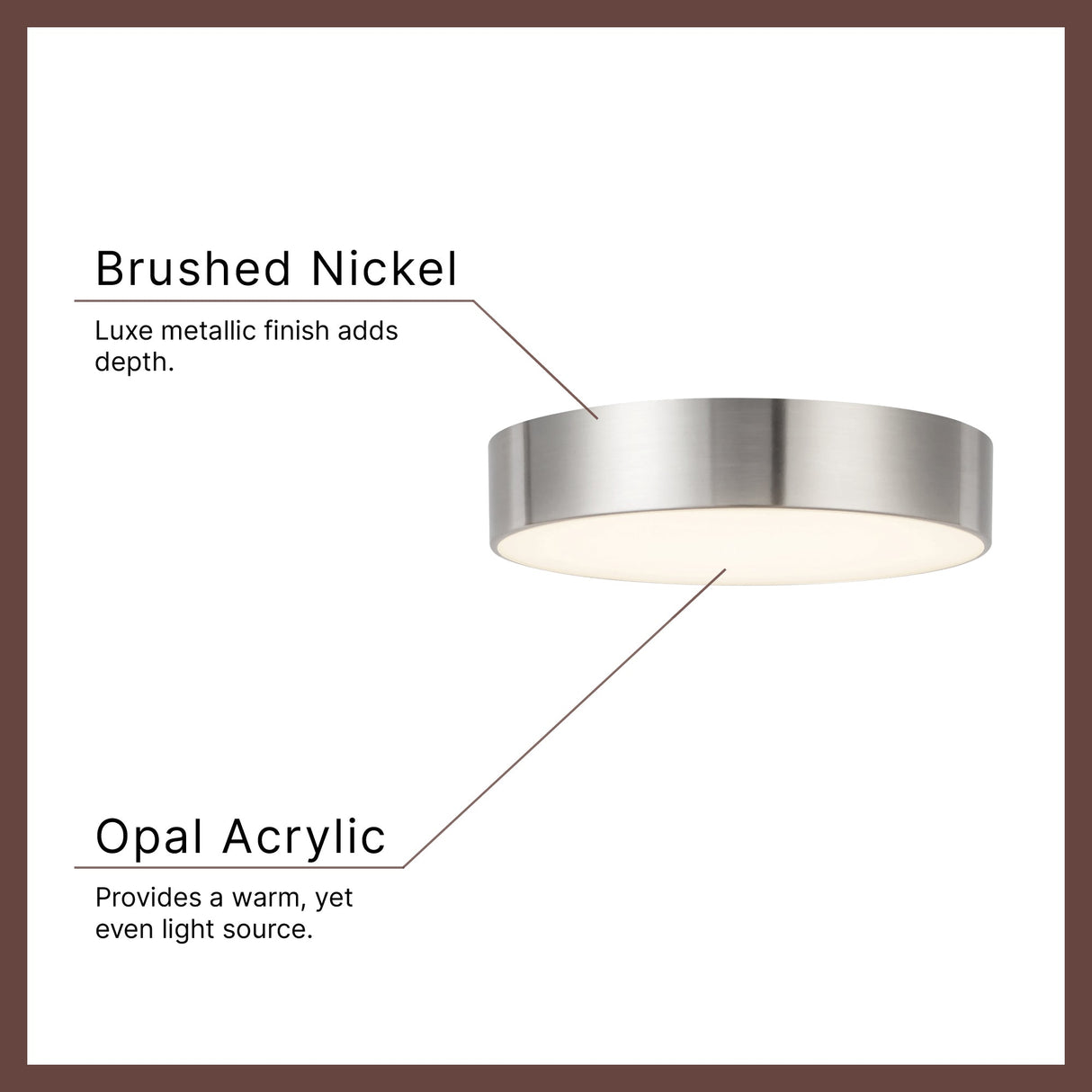Kuzco Vibe Musa 6-in Flush Mount