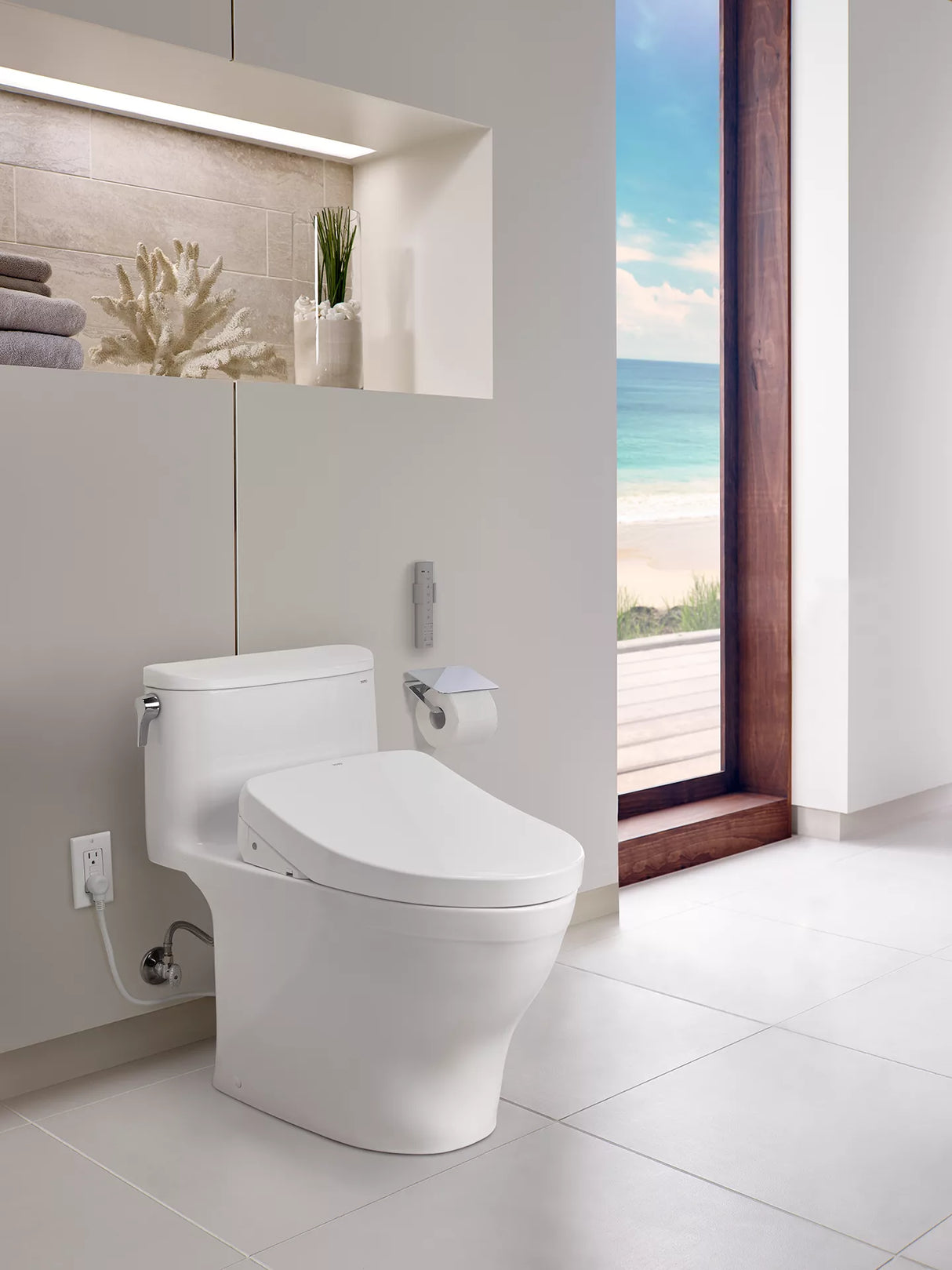 Nexus 1G -WASHLET + C2 One-Piece Toilet - 1.0 GPF