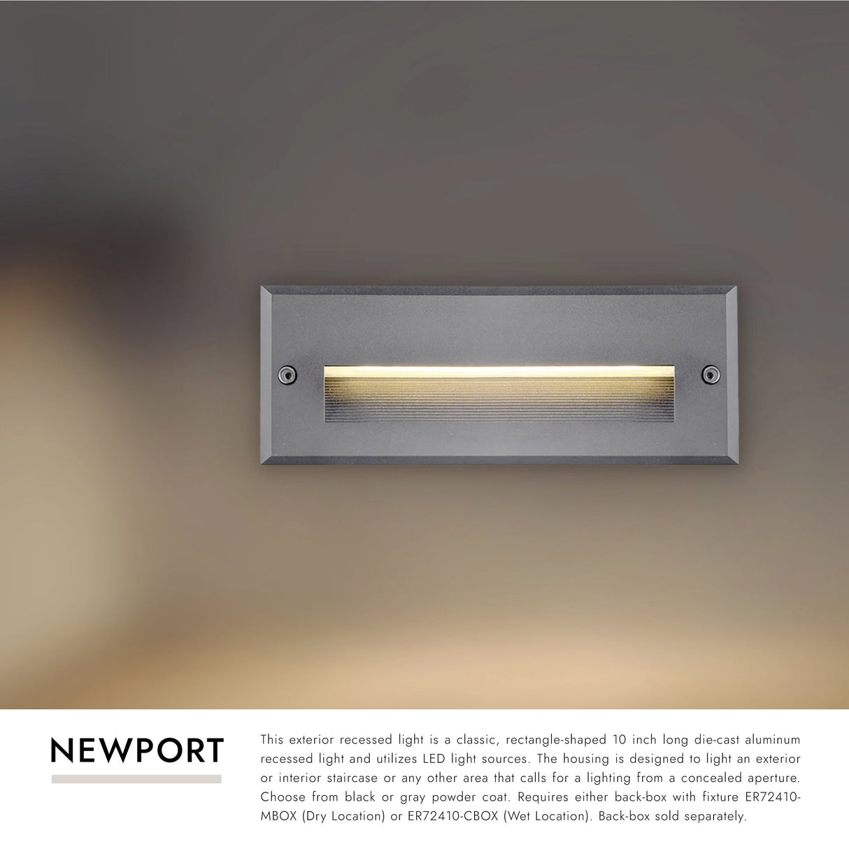 Kuzco Newport 10-in Exterior Wall/Step Light