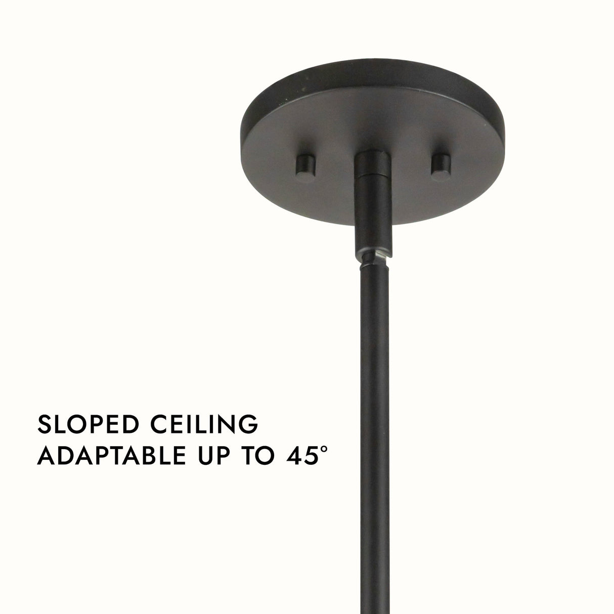 Kuzco Architectural Nordic 5-in (2-in Dia.) Exterior Pendant
