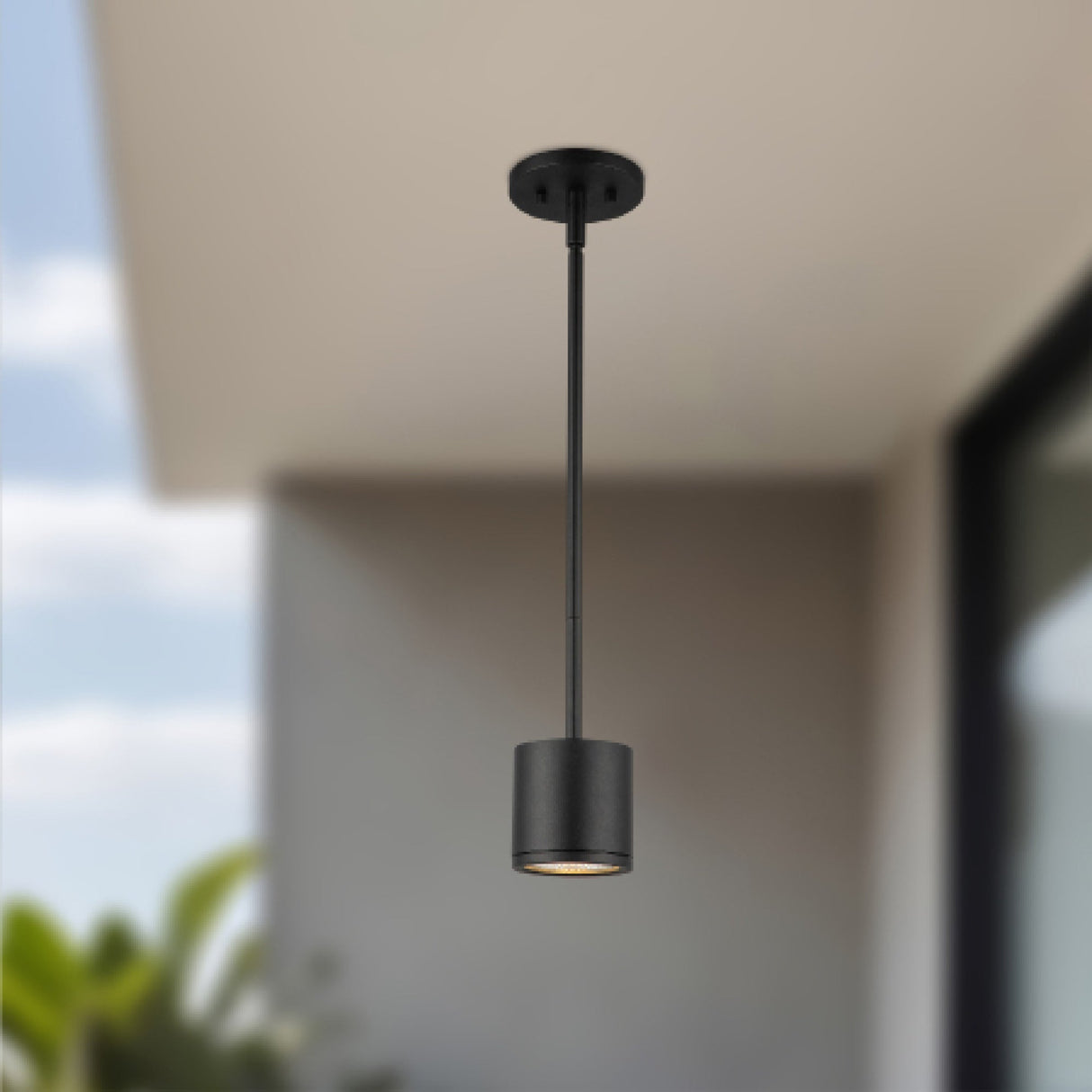 Kuzco Architectural Nordic 3-in (3-in Dia.) Exterior Pendant