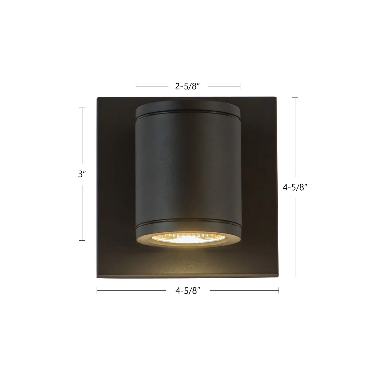 Kuzco Architectural Nordic 4-in (2-in Dia.) Exterior Wall