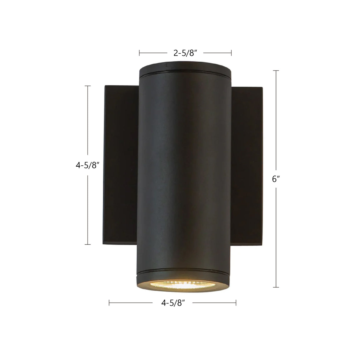 Kuzco Architectural Nordic 6-in (2-in Dia.) Exterior Wall