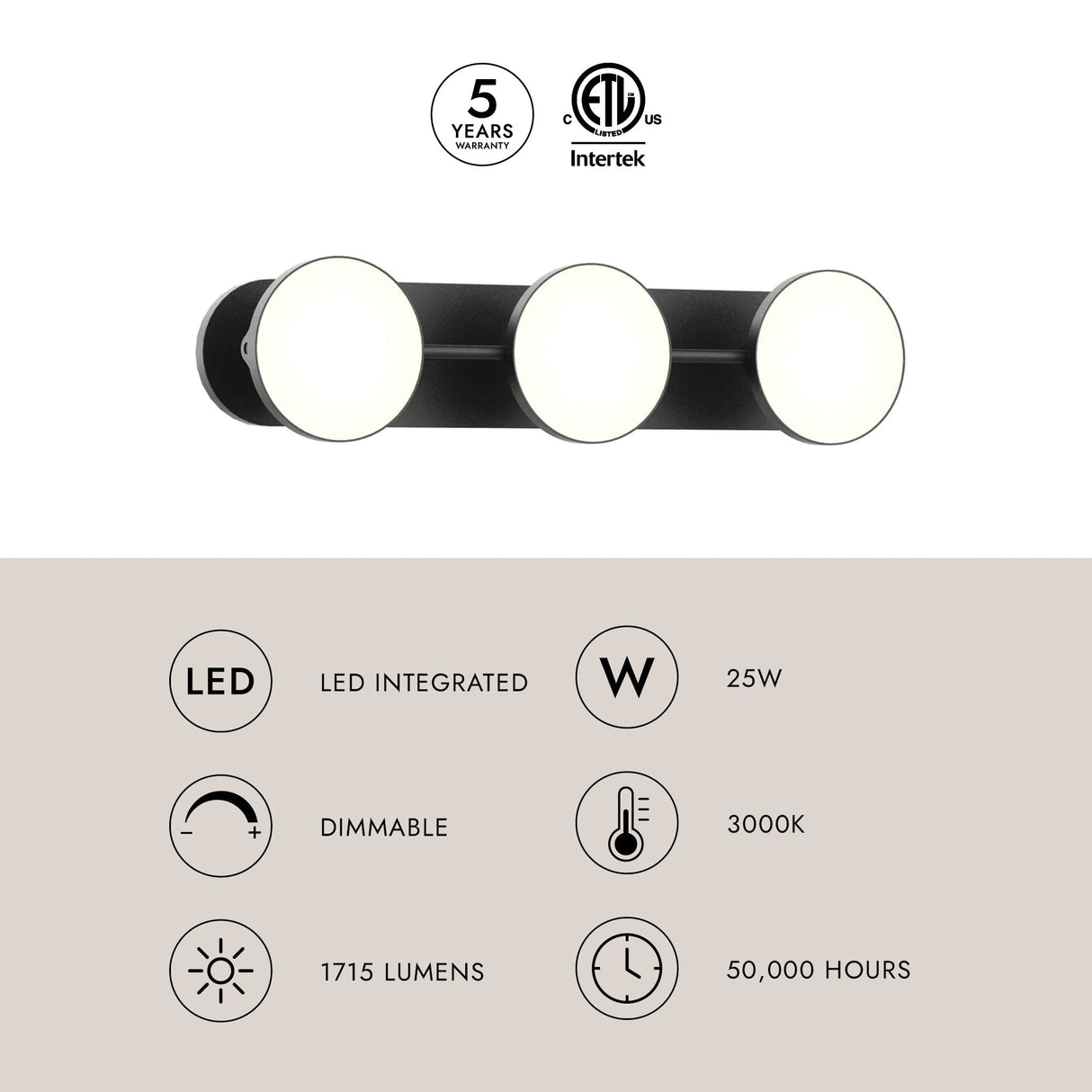 Kuzco Novel 21-in Vanity Light