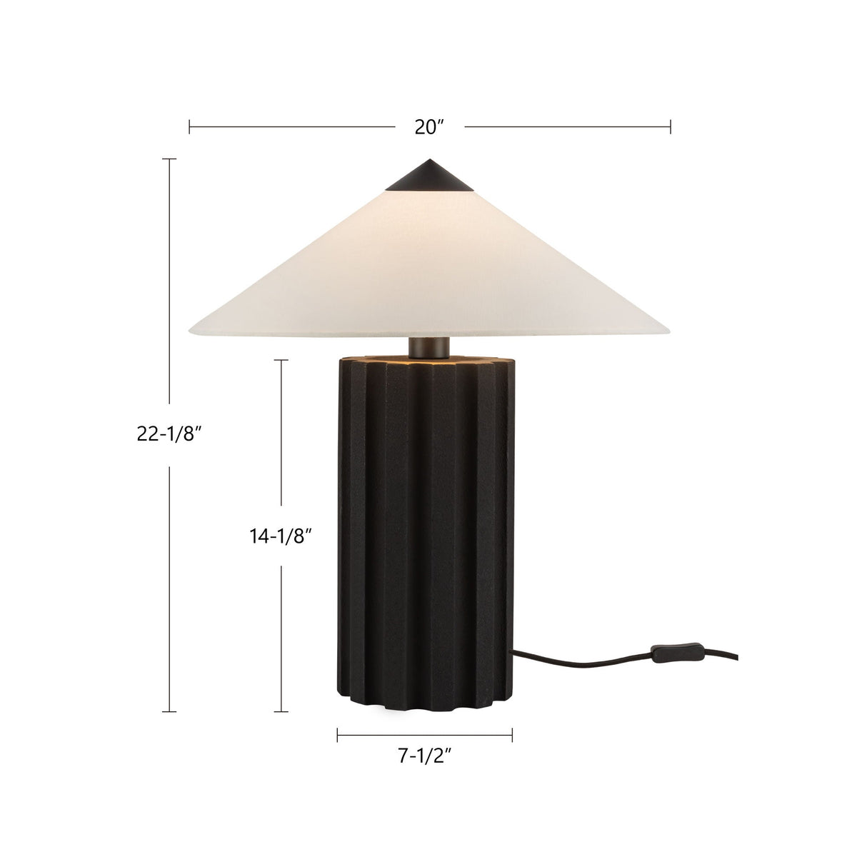 Alora Mood Ono 20-in Table Lamp