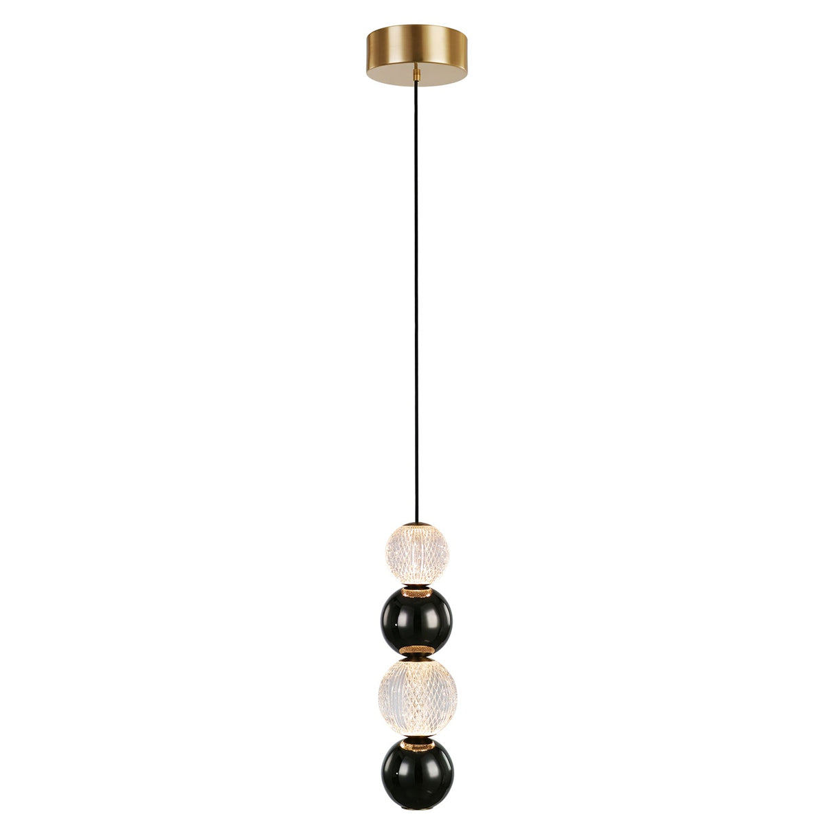 Alora Onyx 5-in Pendant