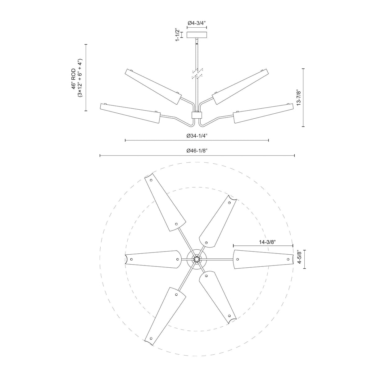 Alora Osorio 46-in Chandelier