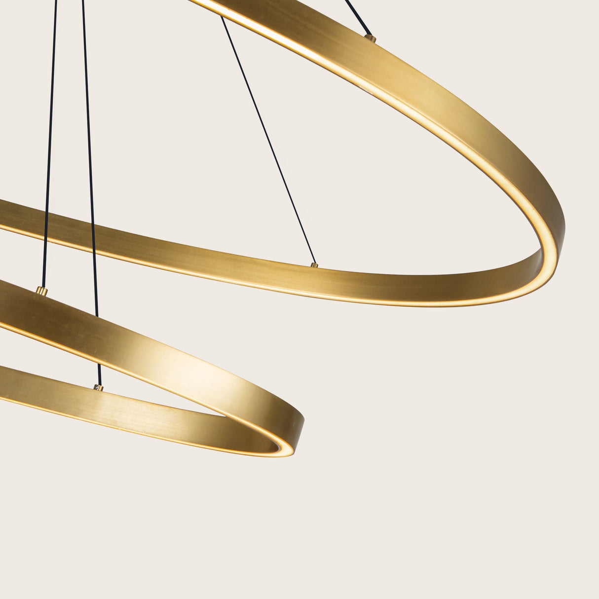 Kuzco Ovale 53-in 2 Layer Chandelier