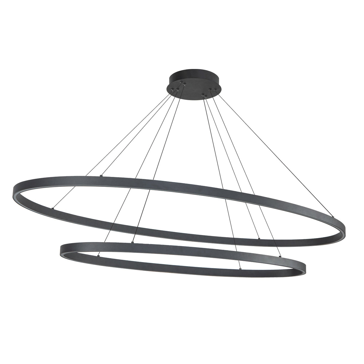 Kuzco Ovale 53-in 2 Layer Chandelier