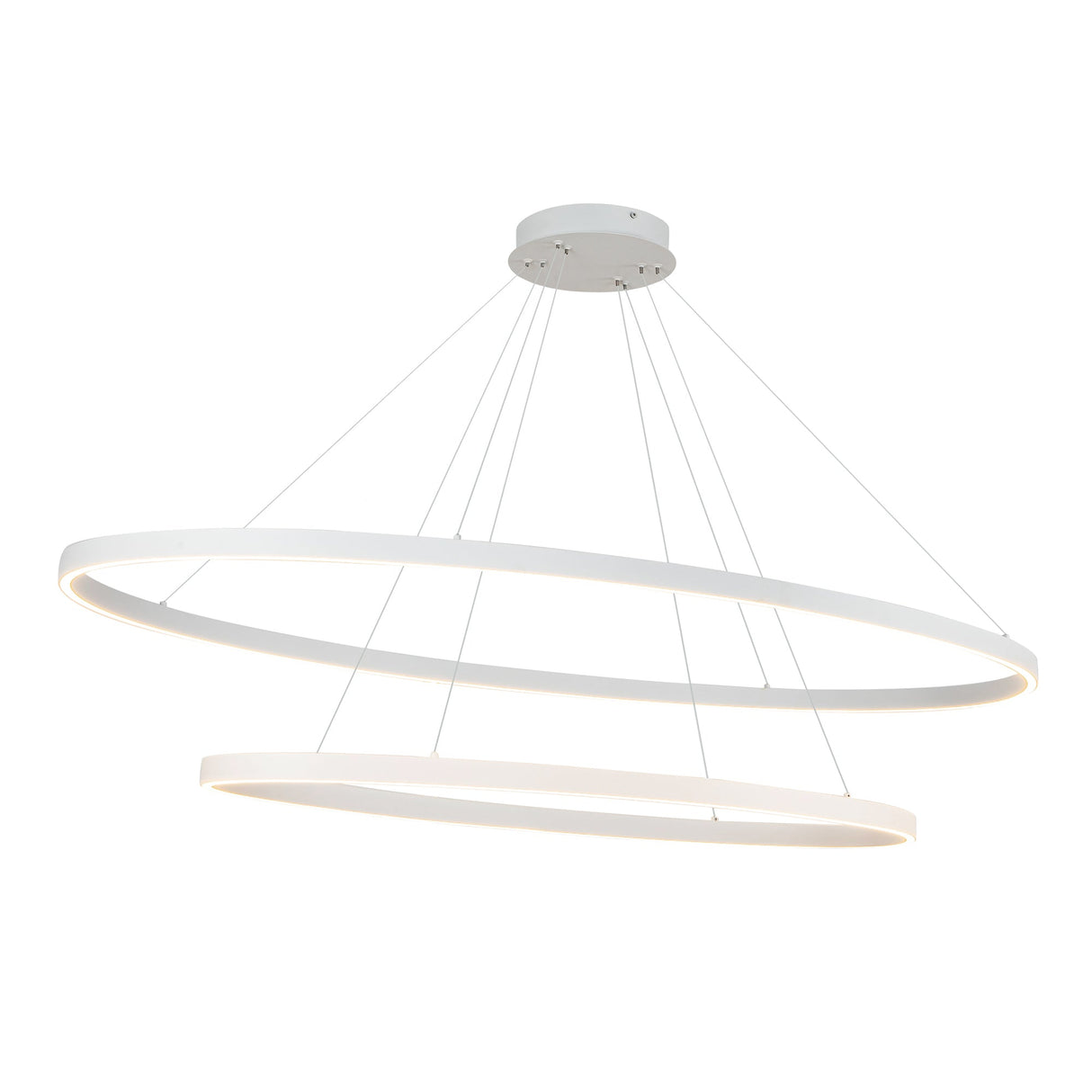 Kuzco Ovale 53-in 2 Layer Chandelier