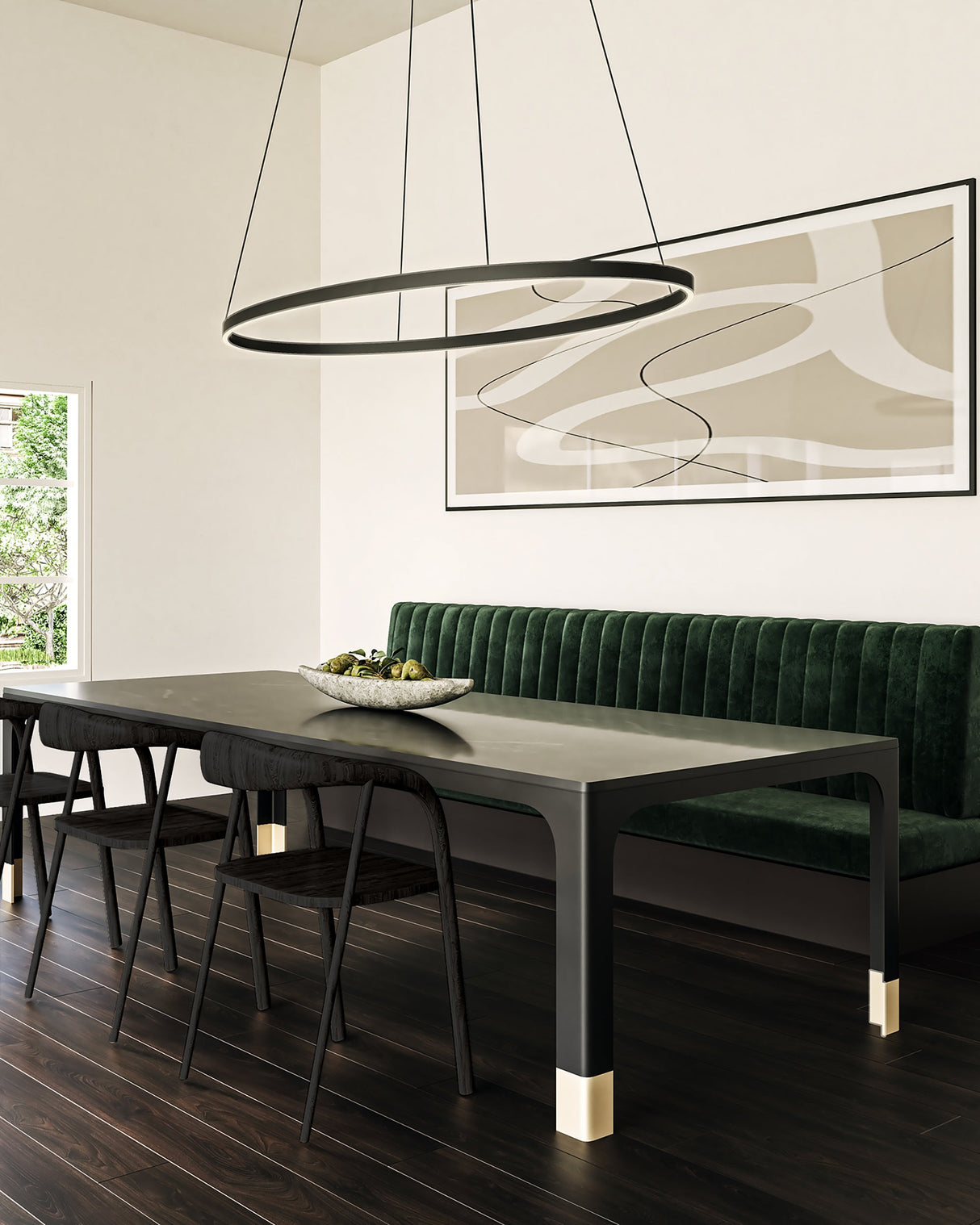 Kuzco Ovale 53-in Linear Pendant