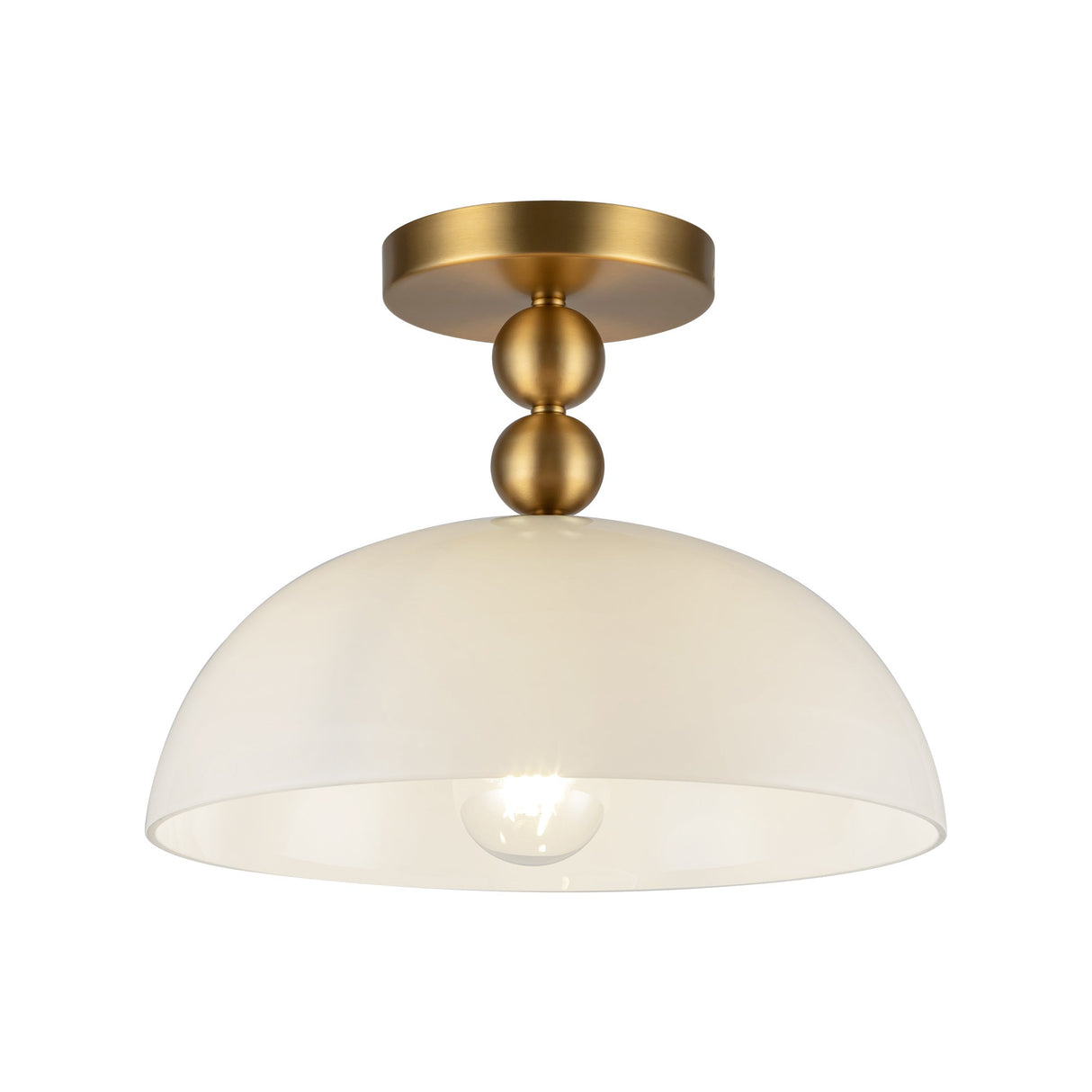 Alora Mood Paisley 12-in Semi-Flush Mount