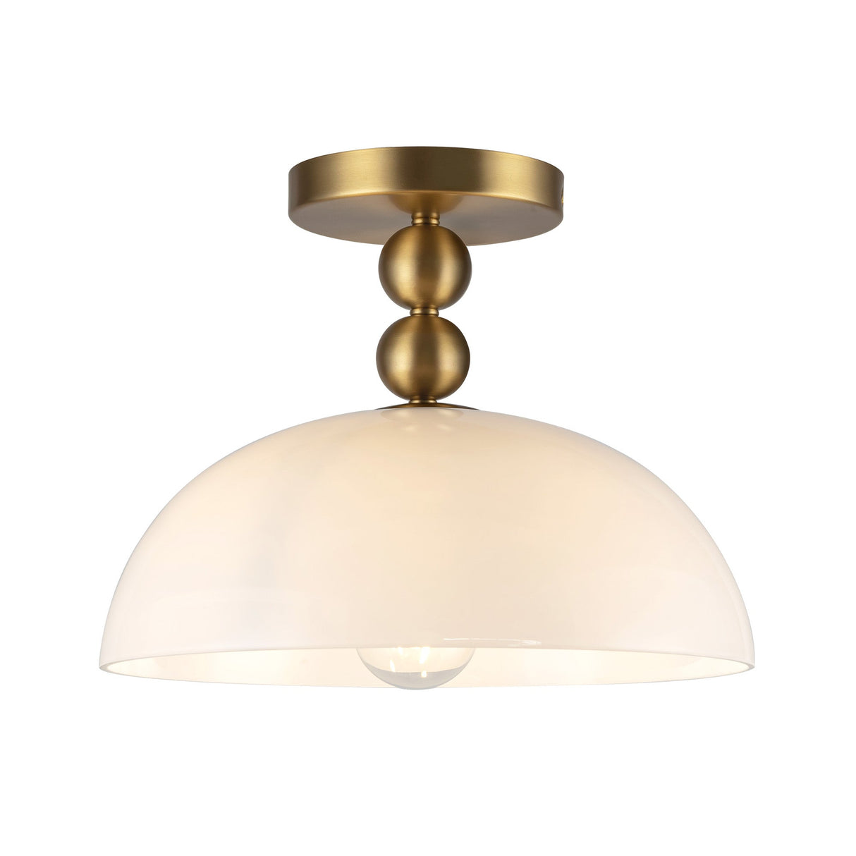 Alora Mood Paisley 12-in Semi-Flush Mount
