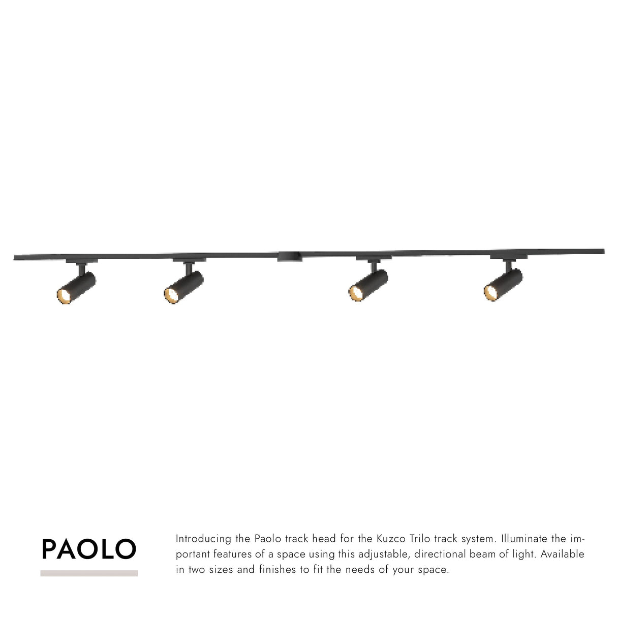 Kuzco Trilo Ceiling Kit - Paolo 2in 4-Head